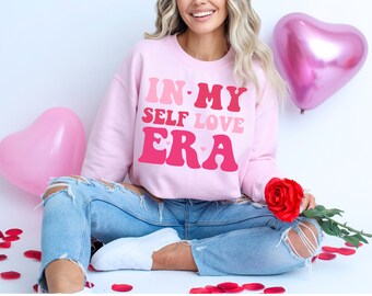 In My Self Love Era Sudadera Eras Tour Merch Self Love Club Camisa de autocuidado Sudadera de autocuidado Sudadera de autoamor