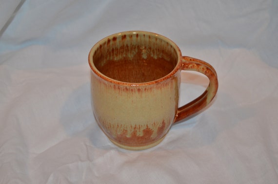 Handmade Brown and white Mug Cup