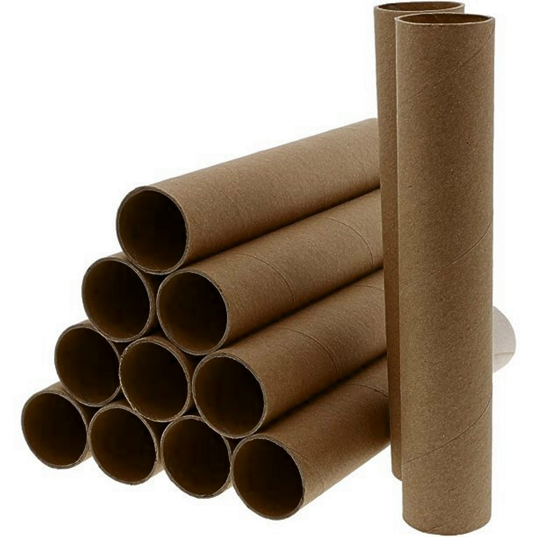 26 Recycled Paper Towel Rolls, X-sturdy PT Tubes, Cardboard Rolls