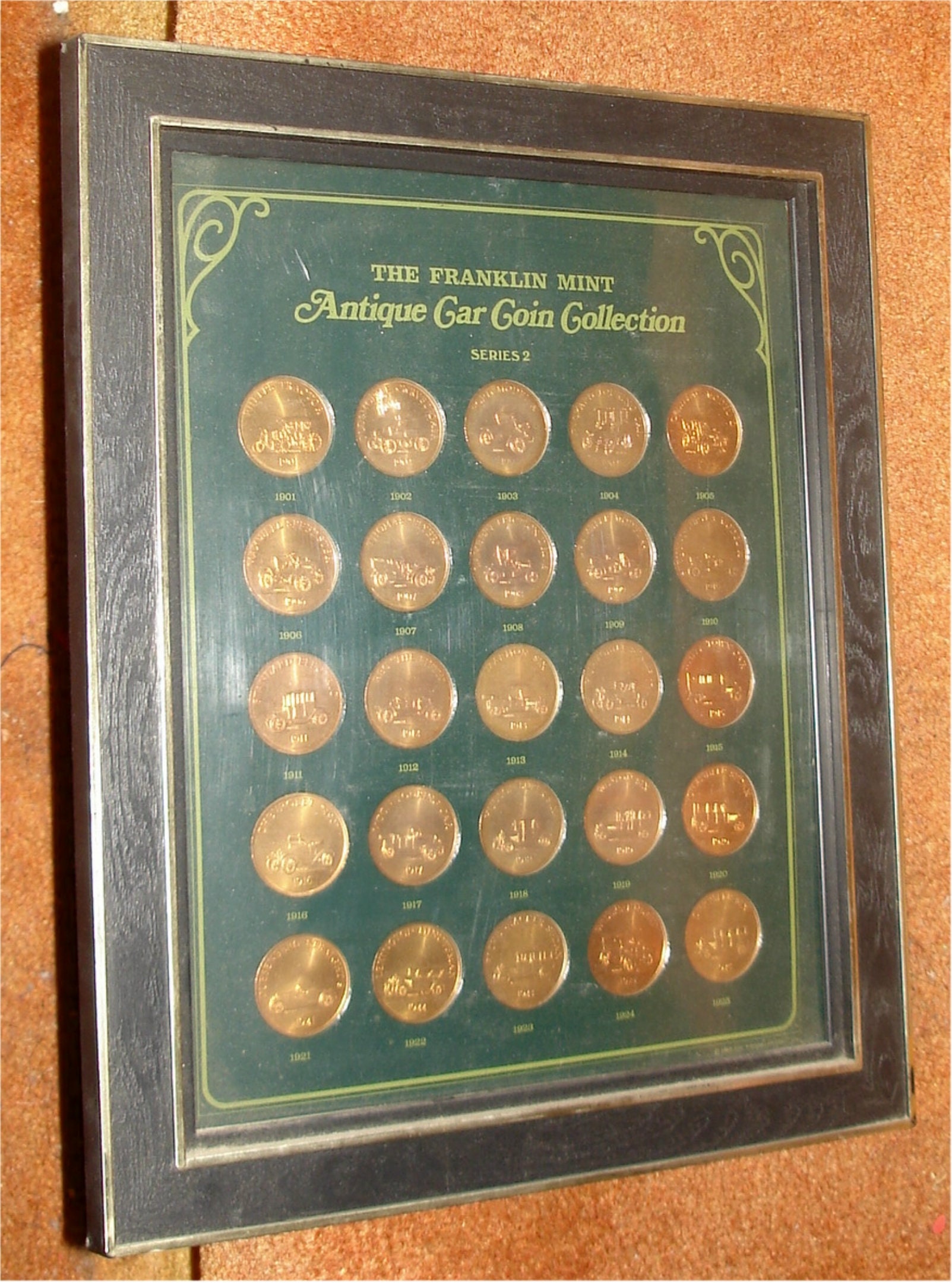 Franklin Mint Antique Car Coin Collection Series 2 1969 Etsy