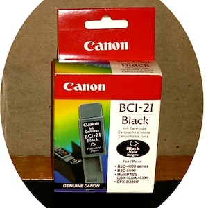 Canon - BCI-21 Black Ink Tank, BCI21BLK Ink Cartridge NIB