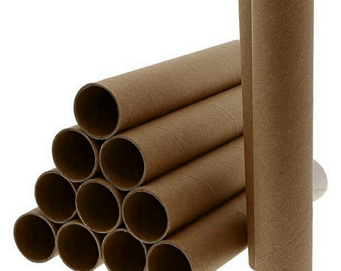 Lot of 24 Empty Paper Towel Rolls Cardboard Tubes Arts Craft 11 Inches