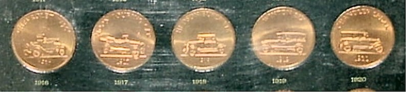 FRANKLIN MINT Antique Car Coin Collection Series 2 1969 | Etsy