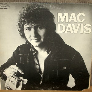 MAC DAVIS - Mac Davis Sings - 1975 Rock Pop Record Album LP