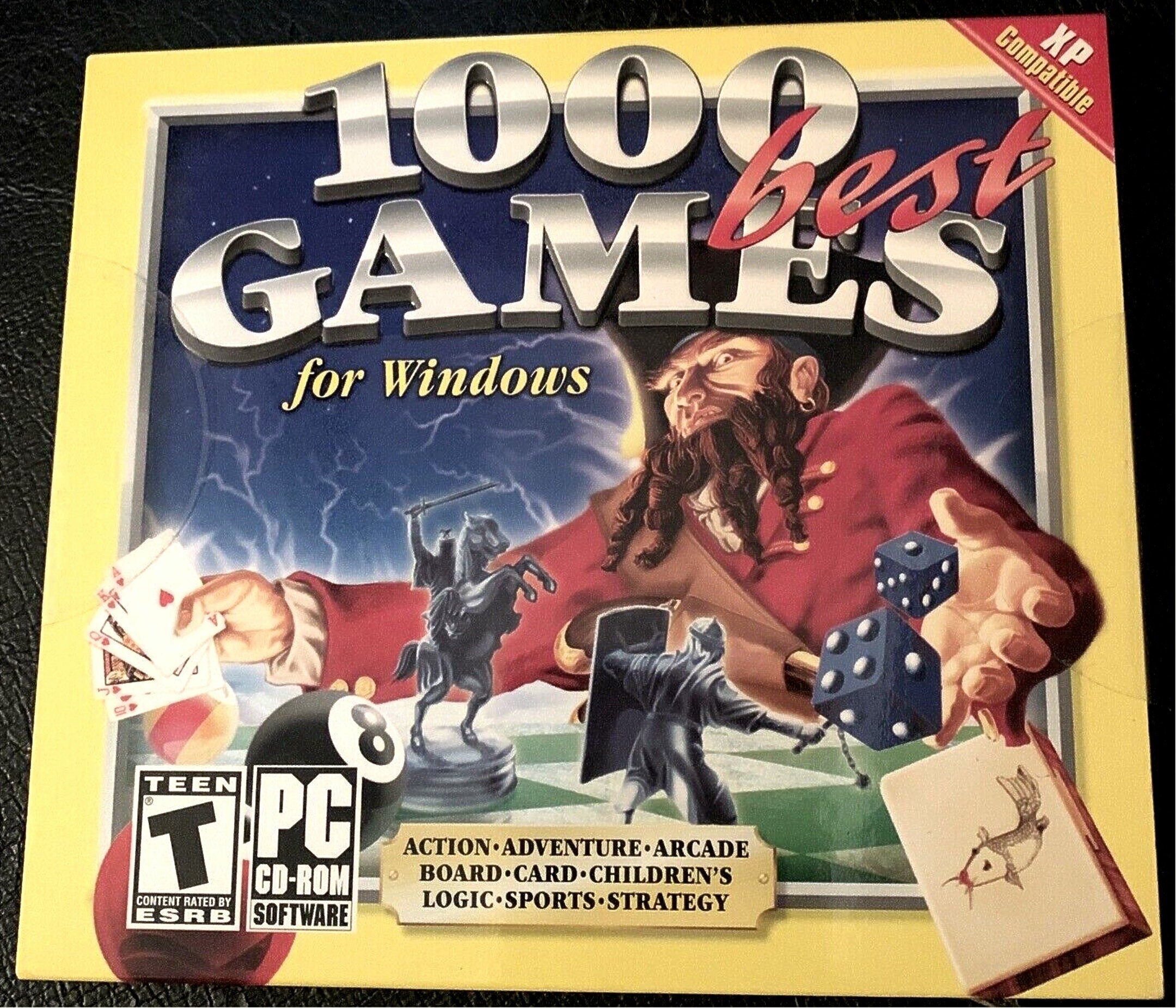 1000 Best Games for Windows (PC, 1999) CD-ROM Game