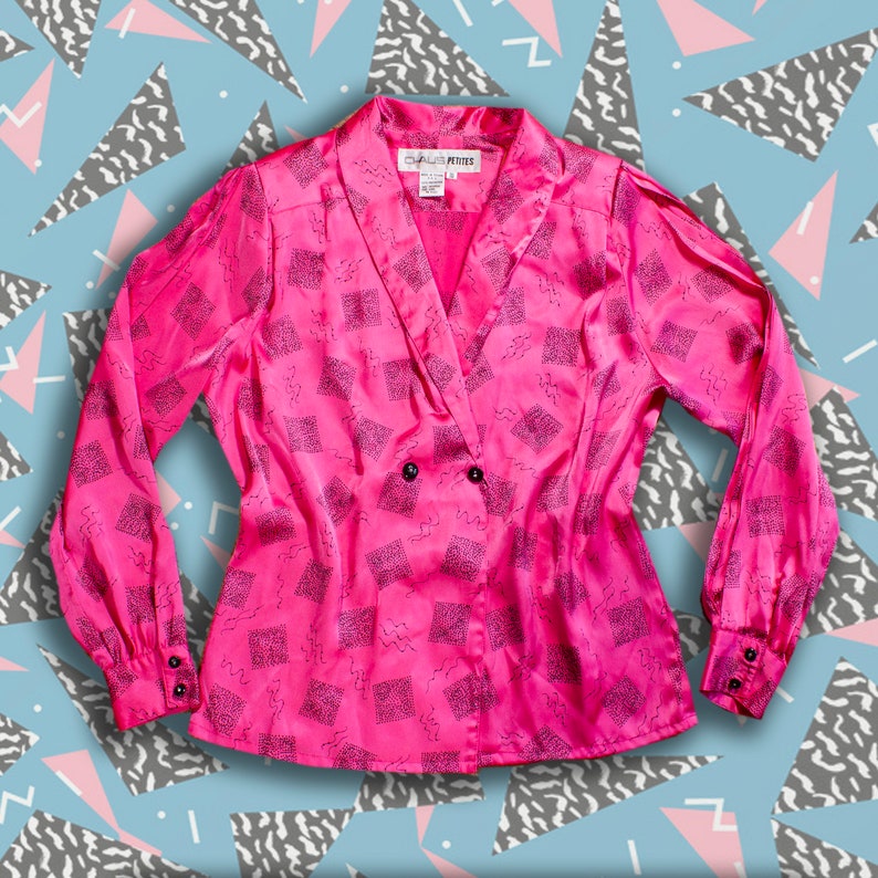 80s Design Chuas Petites Blouse