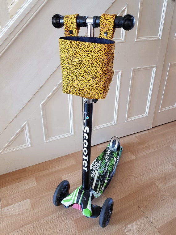 Leopard Print Scooter Bag handlebar Bag 