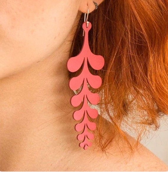 Lightweight Recycled Rubber Earrings- by Design T… - image 5