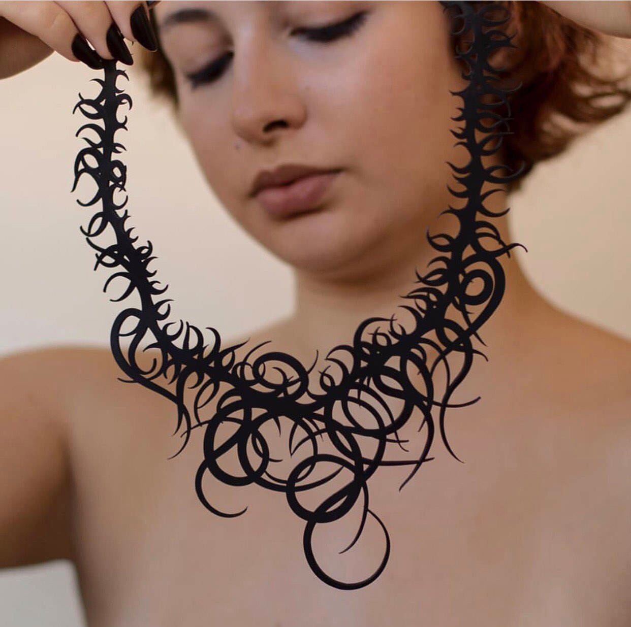 軽量リサイクルラバーネックレス - Design Tun - Etsy 日本