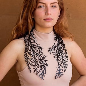 Rubber Necklace | Recycled Jewellery | Contemporary Jewelry | Gift for her | Xmas Gift | Statement necklace | Unique | Lightweight