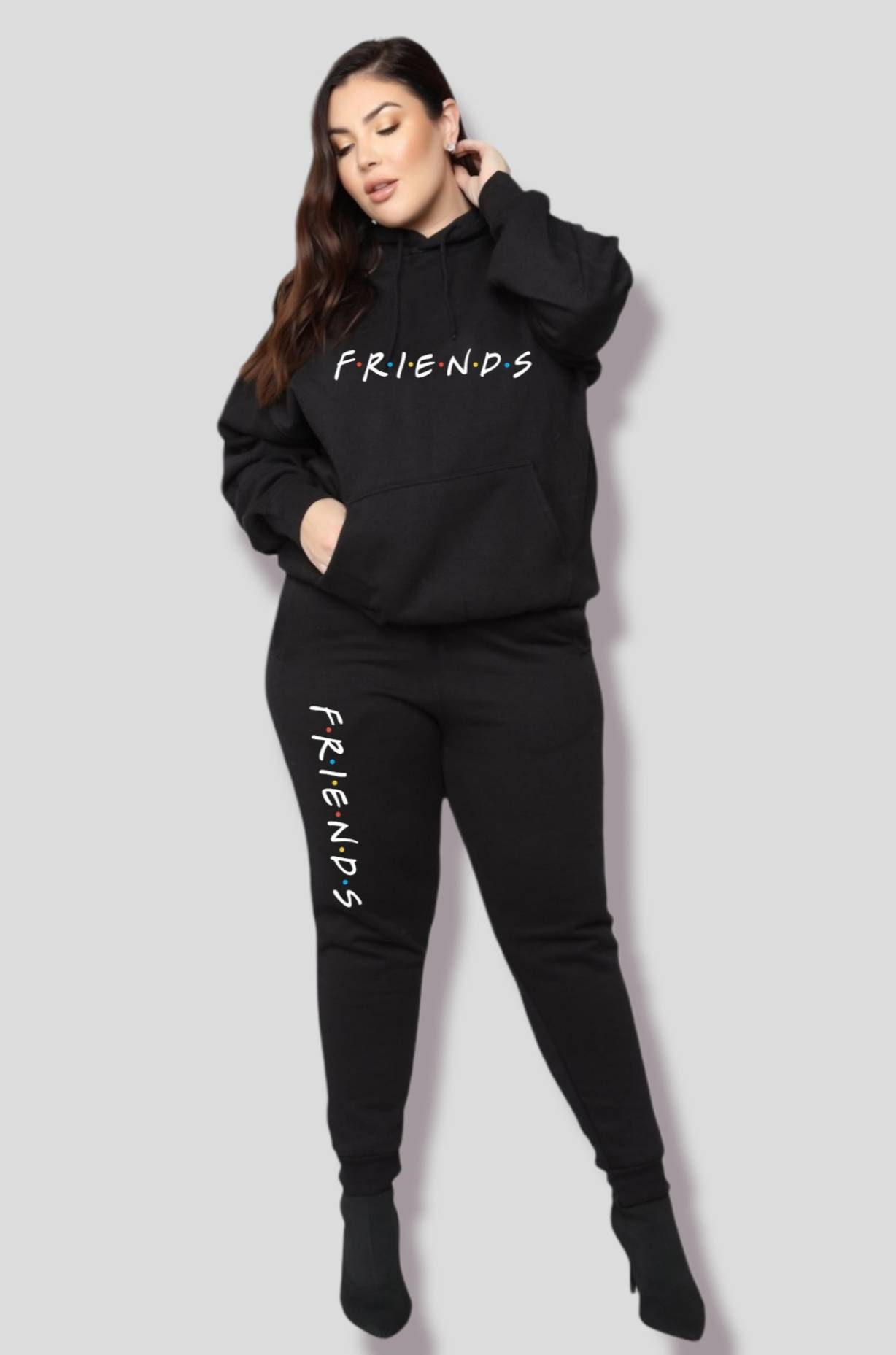 Friends Hoodie sweatpants Set Etsy