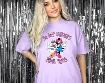 In My Disney Girl Era Disney World comfort colors shirt, Vintage disney shirt, Disneyland Shirt, Disney Trip Shirt, Disney Group Tee