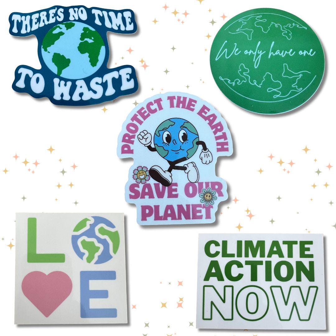 Climate Crisis Sticker Climate Action Sticker Pack - Etsy
