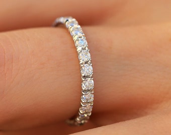 CVDラボグロウンダイヤモンドエタニティバンド、ダイヤモンド