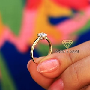 Low profile solitaire setting online