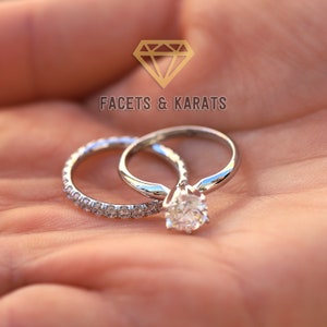 2.50 Ct Round Cut Solitaire Engagement Ring - Solid 14K White Gold, Man-Made Diamond (VVS1, D Color)