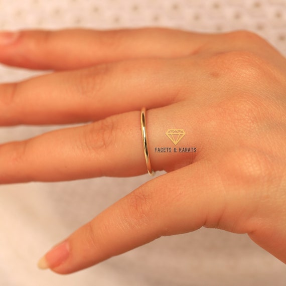 1.7 mm 2024 band engagement ring