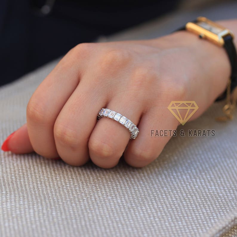 eternity band engagement ring eternity band engagement ring