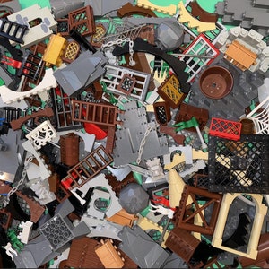 Lego Bulk Lot Castle Parts 25 random parts kingdom fantasy medieval custom MOC