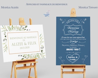 Welcome Posters and Signs - Wedding Guest Reception
