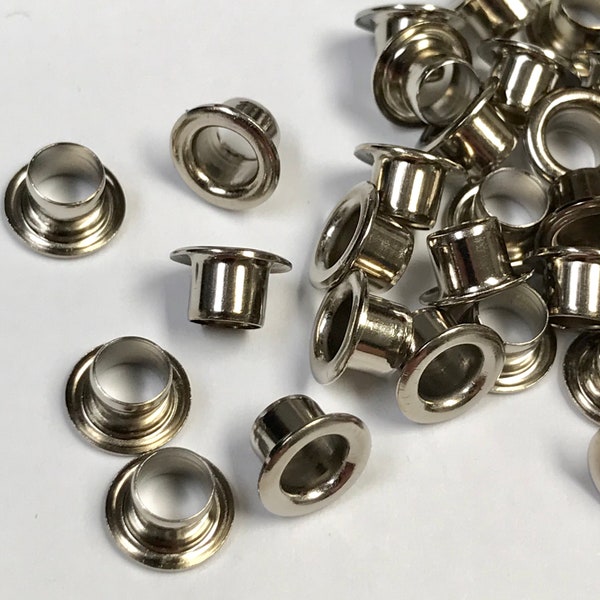 Vintage Recycled Tiny Aluminum RIVETS For Mixed Media Or Assemblages Steampunk Geekery Supplies 7X4mm Pkg50 MS68