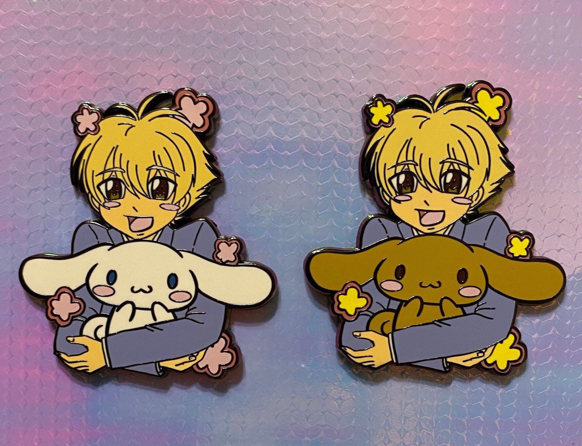 Host Club Honey Senpai With Cinnamoroll and Mocha Enamel Pin - Etsy, image size:2302x1764