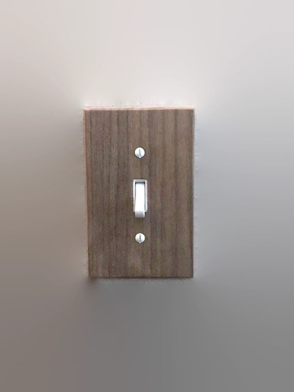 Unfinished Unfinished Wood Switch Plate Cover Rustic Light Etsy