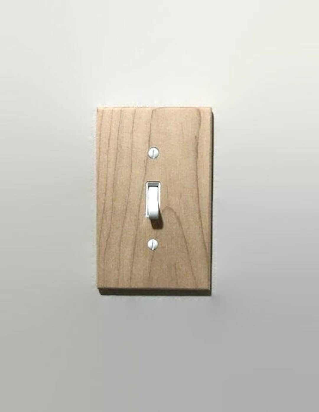 Unfinished Unfinished Wood Switch Plate Cover Rustic Light Switch Cover