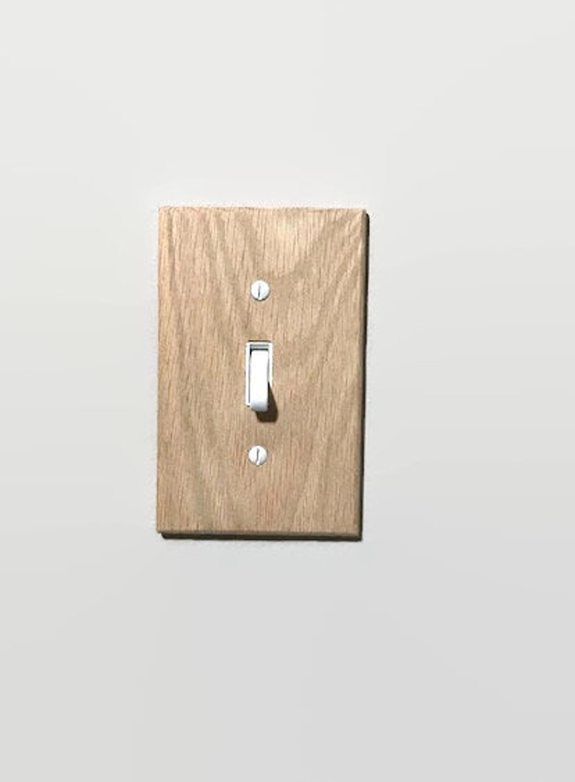 Unfinished Unfinished Wood Switch Plate Cover Rustic Light Etsy