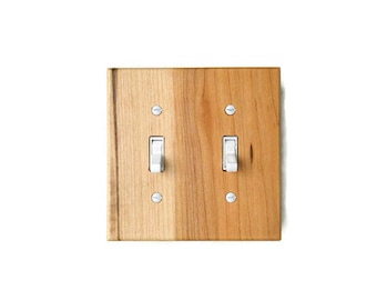 Switch Plate Cover Double Switch Plate Cover Rustic Light Switch Cover Light Wall Plate Wooden Wall Plate for Plug Farmhouse Switch Plates