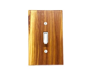 10 Pack of Single Switch Plate Cover Rustic Light Switch Cover Light Wall Plate Wooden Wall Plate for Plug Farmhouse Switch Plates