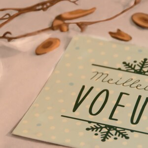 Carte postale " Meilleurs Voeux "
