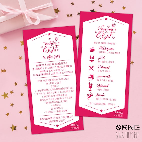 Invitacion Despedida de soltera para imprimir tu mismo Etsy Mexico