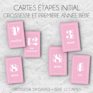Pregnancy and Baby's First Year Milestone Cards - "My Pregnancy" and "My First Year" - Initial Collection