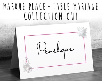 Marque place - Mariage - Collection Oui