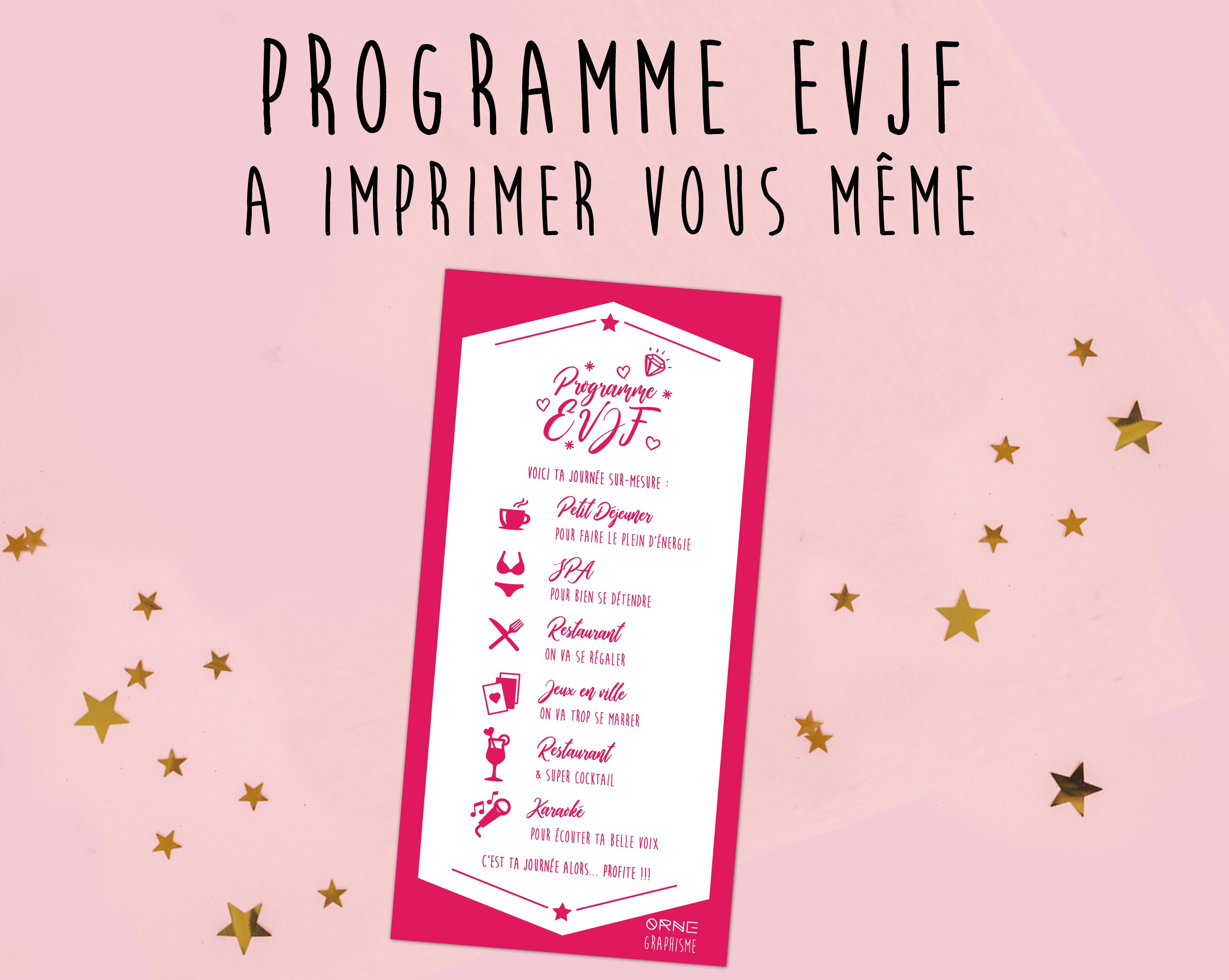 Enterrement De Vie De Jeune Fille Tout Compris Programme Enterrement de vie de Jeune Fille à imprimer - Etsy France