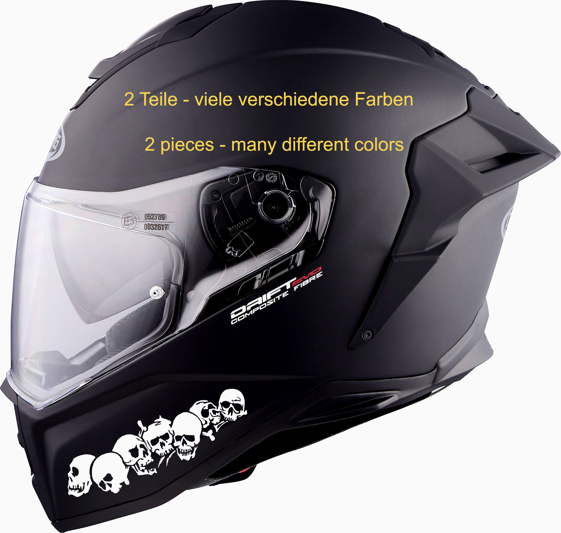 Motorcycle helmet decals - .de