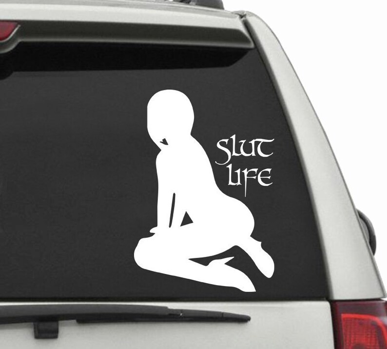 Automotive window decals sexy
