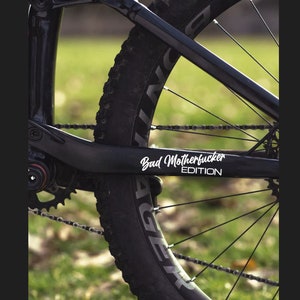 Calcomanía de vinilo edición Bad Motherfucker, pegatinas para el cuadro de la bicicleta imagen 5