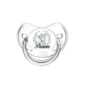 Color pacifier/lollipop customizable with the first name of the child/baby image 5