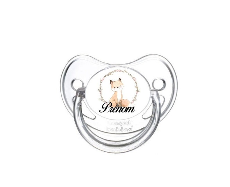 Color pacifier/lollipop customizable with the first name of the child/baby image 6