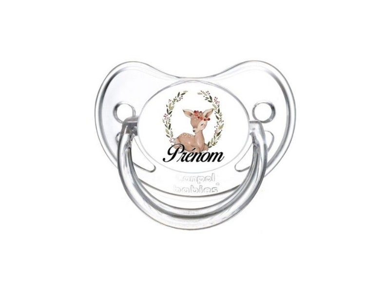 Color pacifier/lollipop customizable with the first name of the child/baby image 7