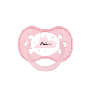 Color pacifier/lollipop customizable with the first name of the child/baby image 9