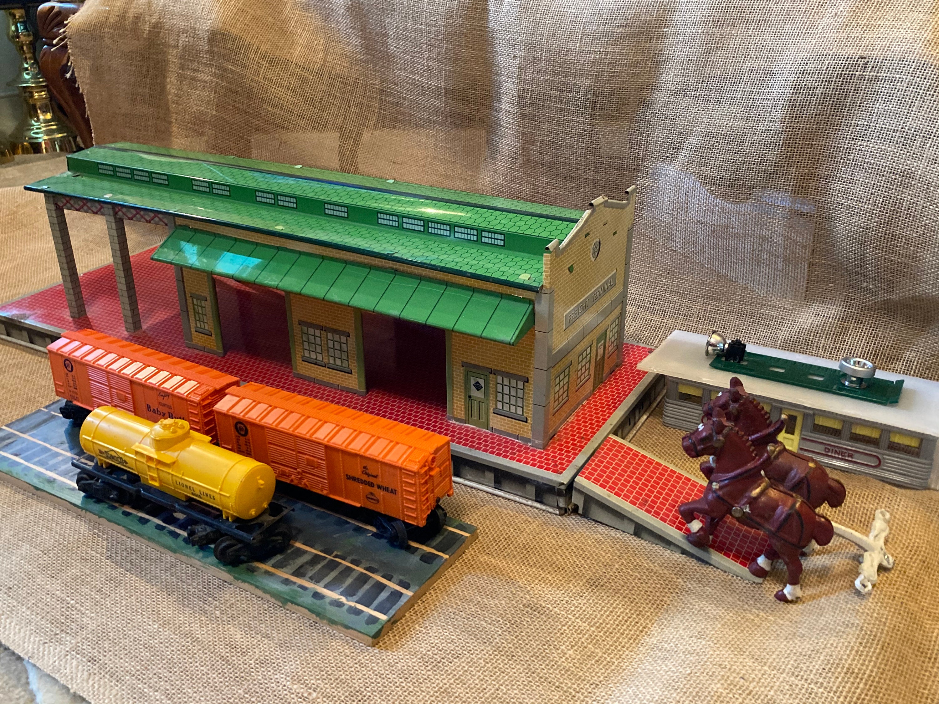Vintage Lionel/Marx Train Station Etsy