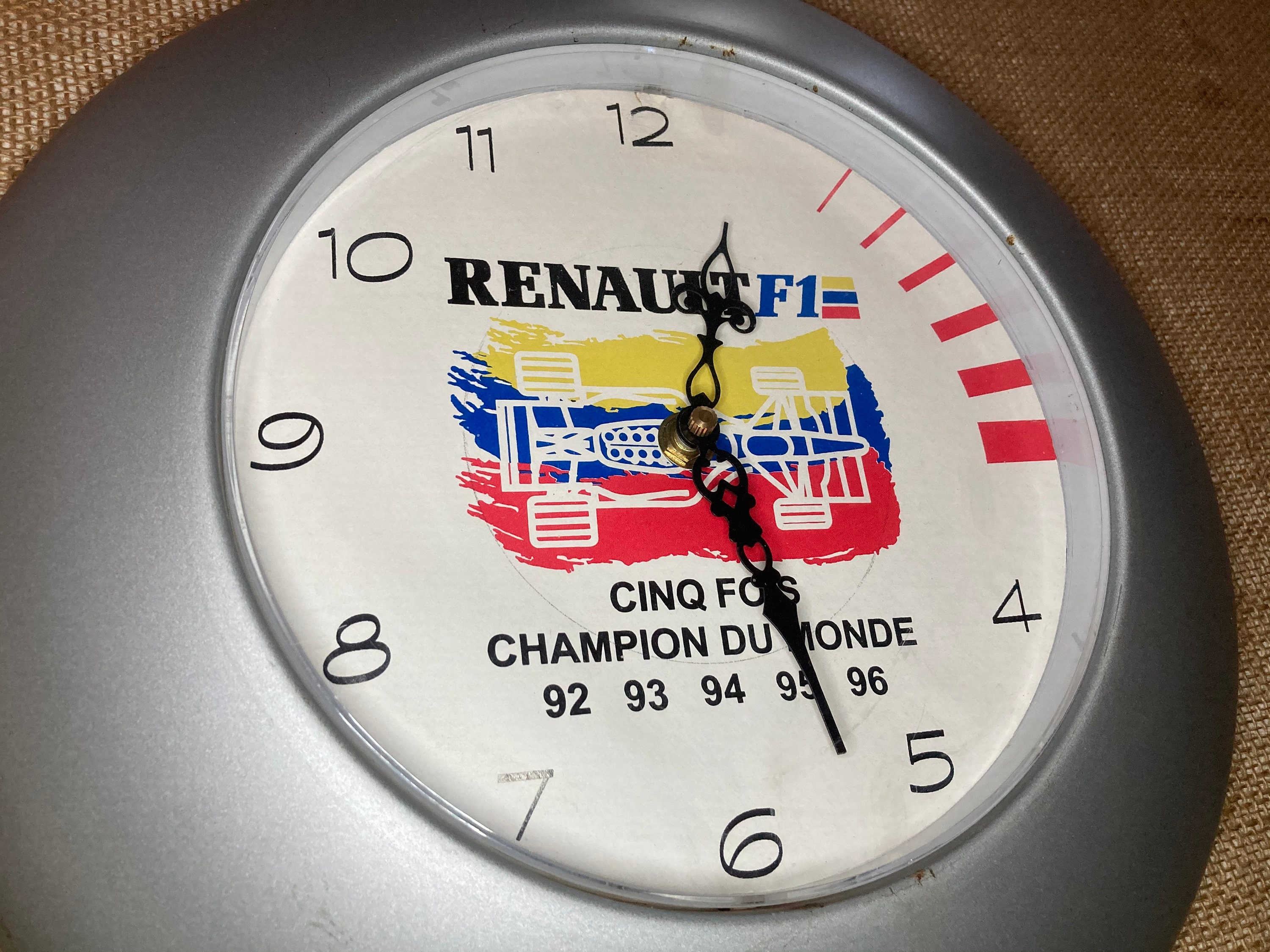 Renault F1 Clock Etsy