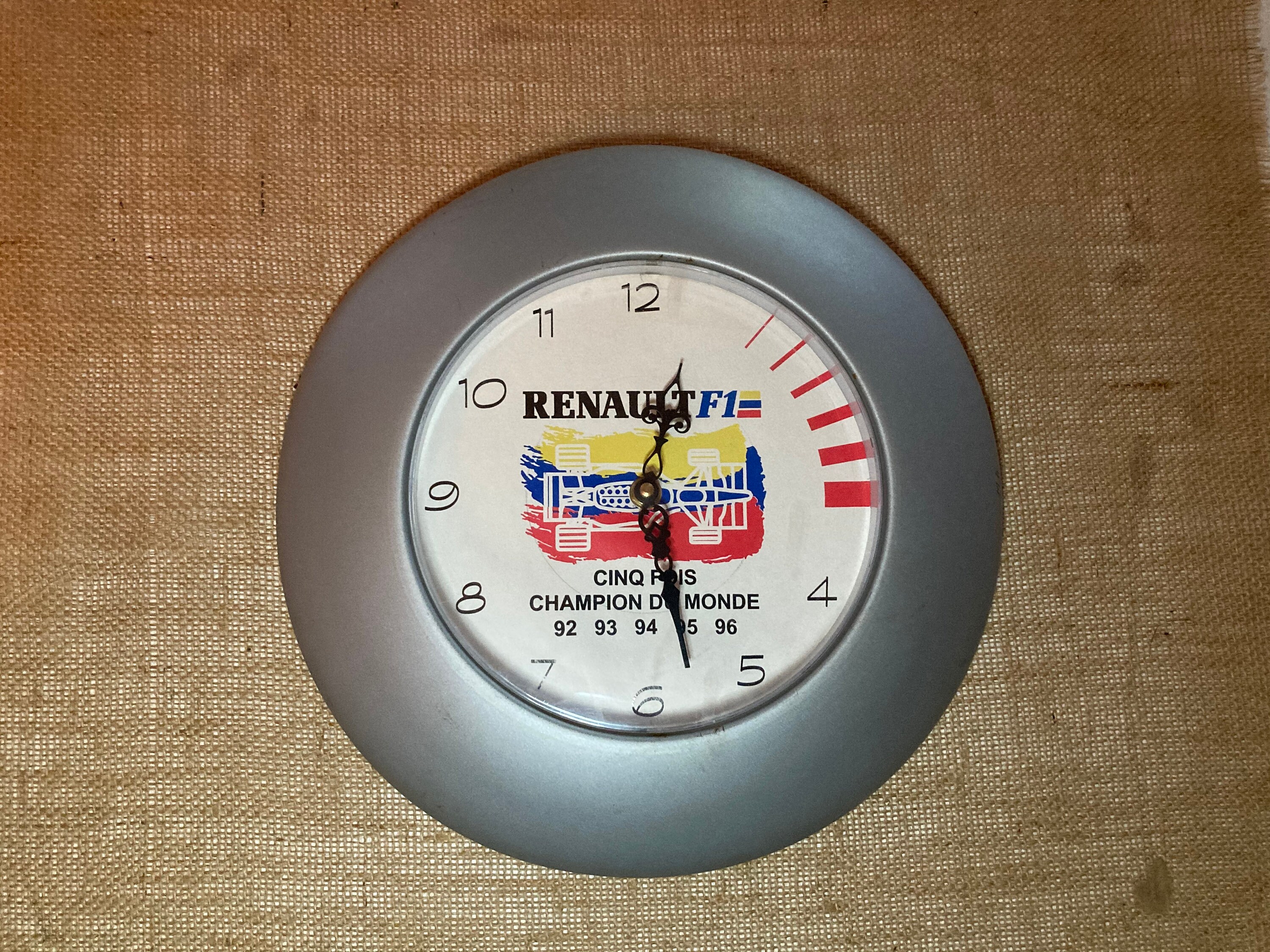 Renault F1 Clock Etsy