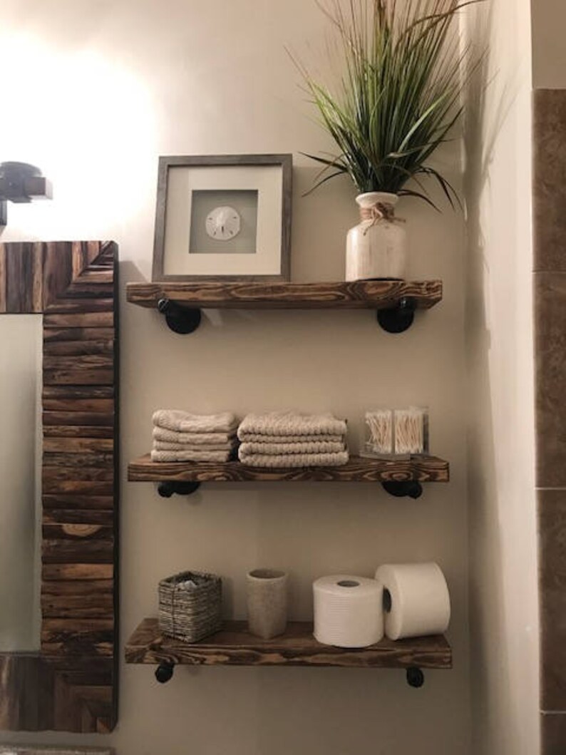 3 Floating Shelves 5 1/4 Deep Wall Floating Shelf Etsy