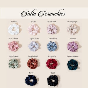 Scrunchies Set, Oversized Big Scrunchie Hair Tie for Bridesmaid Scrunchies for Women