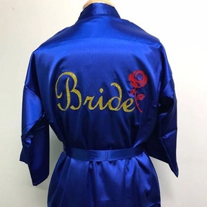 Beauty and the Beast Inspired Robe Wedding robe Disney inspired Personalised robes, bridesmaid robes, Disneyland robes, birthday Disney gif