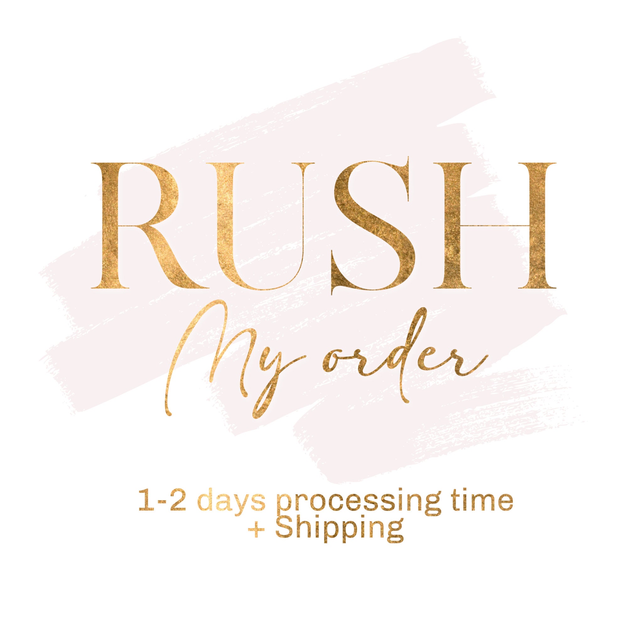RUSH PROCESSING FEE